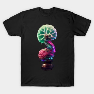 Ai generated image of a Ai brain T-Shirt